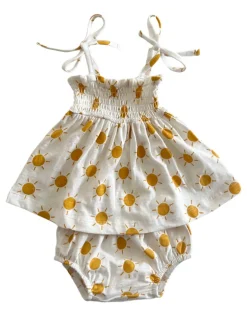 Sun / Organic Smocked Set