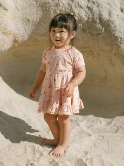 Terry Dress + Bloomer, Cherries