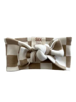 Tiramisu Checkerboard / Organic Bow