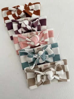 Tiramisu Checkerboard / Organic Bow