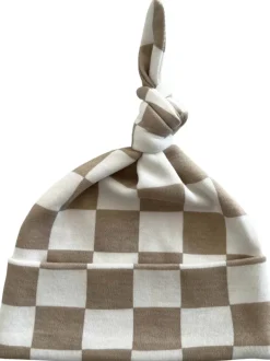 Tiramisu Checkerboard / Organic Beanie