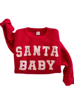 Women's Knit Sweater, Santa Baby